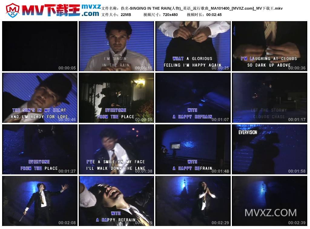 佚名-SINGING IN THE RAIN(人物)_英语_流行歌曲_MA101400